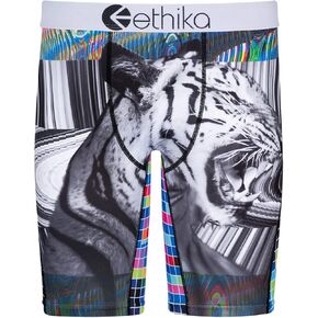 Ethika Boys Staple Boxer Brief | Multicolor Squares in Saudi Arabia