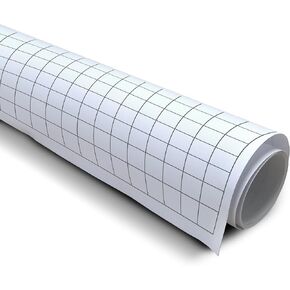 36" x 120" Large Graph Paper Roll, 1cm Black Grid, Ideal for School Classroom Graphing, Designing Blueprints and Floorplans, Tabletop Gaming and Custom Mapping