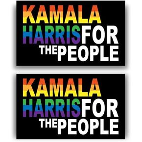 Kamala Harris 2024 President Campaign Car Magnet Bumper Magnet Truck Magnet Fridge Magnetic 6X4 inch 2PCS