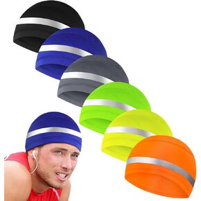 6 Pcs Cooling Skull Cap Skull Cap Helmet Liner Sweat Wicking Cap Running Hats Cycling Skull Caps for Men Women in Saudi Arabia