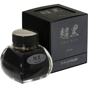 PLATINUM, Ink Bottle - Carbon Black CHOU Kuro (60mL).