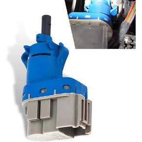 Ajxn 1 Pack Car Brake Light Switch, 4.33In x 1.57In x 1.57In, Replacement OEM Number #1S10920 7T4Z13480AA 8T4T96854M 8T4Z13480A, Universal Automotive Brake Pedal Switch Accessories (Blue)