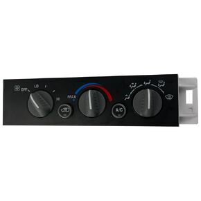 9378815 599-007 16238895，Heater A/C Control Switch Panel Module Without Rear Window Defogger Fits for 1996-2002 Chevy GMC Pickup Truck Replaces