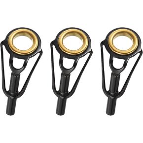 PATIKIL Fishing Rod Tips Repair Kit Stainless Steel Ring Guide for Saltwater Freshwater Fishing