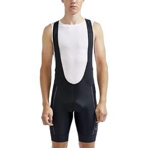 Craft Sportswear Men's ADV Endur Lumen Bib Shorts | Padded Cycling Bib Shorts | Reflective & Moisture Wicking