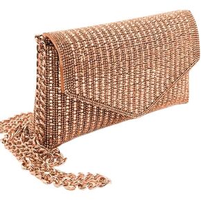 Rhinestone Evening Bag Crystal Bling Purse Sparkly Diamond Clutch Handbag Crossbody Bag for Women Party Club Wedding Prom in Saudi Arabia