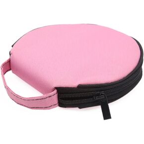 uxcell Universal Pink 20 CD DVD Discs Capacity Holder Storage Bag Organizer for Car