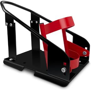 Heavy Duty Steel Motorcycle Wheel Chock,1800 lbs Capacity Wheel Cradle Holder,Motorcycle Front Wheel Stand with 3 Adjustable Height Holes,Easy to Carry and Move Suit for Dirt Bike,Motorcycles