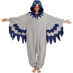 Adult Pigeon Onesie Costume Pajamas,animal birds Onesie Pajamas,Christmas Halloween Pigeon Onesie Pajamas
