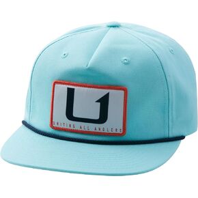 HUK mens Unstructured Anti-glare Fishing | Trucker Snapback Hat, United - Sargasso Sea