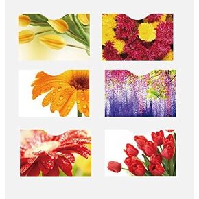 unisex Slim RFID Blocking Credit Card Sleeves - Extra thin Design - Set of 12 Credit Card Protector Sleeves