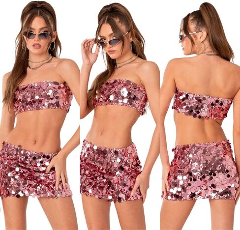 ANKOMINA المرأة مثير لامعة الترتر تنورة صغيرة بريق منخفضة الخصر تنورات الرصاص Bodycon الرقص نادي الحفلات تنورة قصيرة in Saudi Arabia