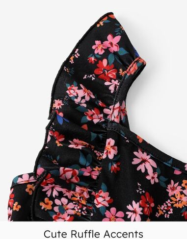 PATPAT Girls Wide Leg One Piece Ruffle Sleeveless Backless Casual Rompers Jumpsuit in Saudi Arabia
