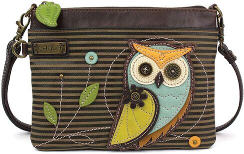 CHALA Mini Crossbody/Purse with Convertible Strap Stylish, Compact, Versatile - Alligator - Taupe in Kuwait