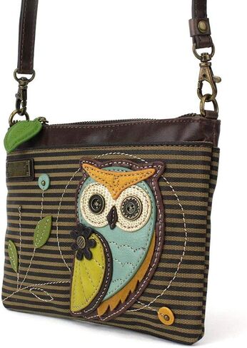 CHALA Mini Crossbody/Purse with Convertible Strap Stylish, Compact, Versatile - Alligator - Taupe in Kuwait