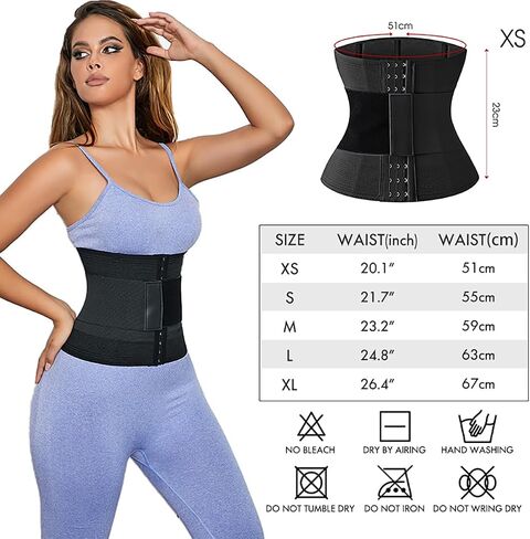 Waist Trainer Corset For Women Tummy Control Workout Hourglass Shaper Girdle Waist Cincher With Steel Bones in Saudi Arabia