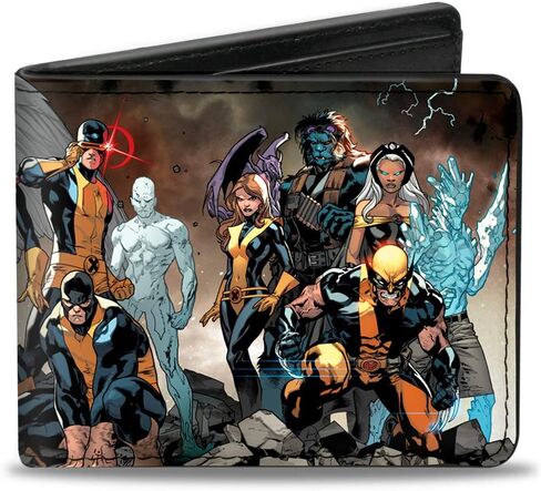 Buckle-Down mens Pu Bifold - X-men Bi Fold Wallet, Multicolor, 4.0 x 3.5 US in Saudi Arabia
