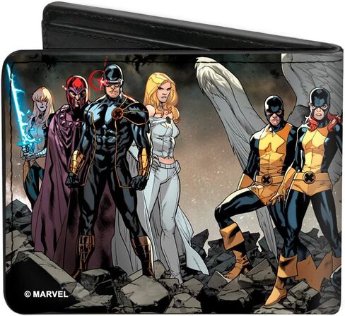 Buckle-Down mens Pu Bifold - X-men Bi Fold Wallet, Multicolor, 4.0 x 3.5 US in Saudi Arabia