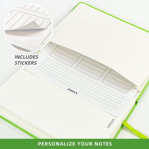 JOYEUX Lined Journal Notebook, 160 Pages Hardcover Journal for Writing, Medium 5.7 inches x 8 inches Notebooks - 100 Gsm Thick A5 Paper (Dark Grey) in Saudi Arabia