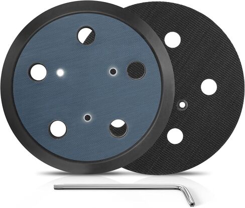 2 Pack 5 Inch 5 Hole Orbital Sander Replacement Pad for Porter Cable 333 333VS Random Orbit Sanders - Hook and Loop Sanding Pad Parts for Porter Cable 13904/13909 in Saudi Arabia