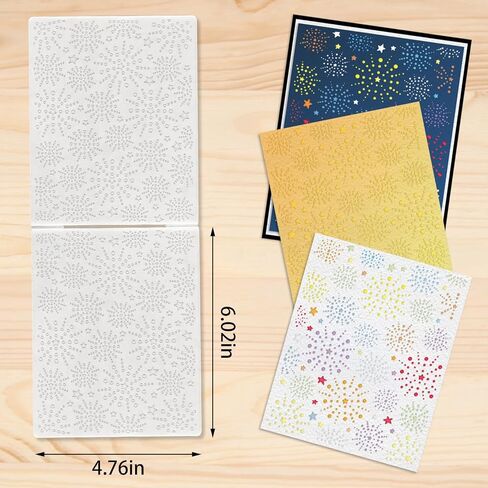 ALIBBON Merry Christmas Background Plastic Embossing Folders for Card Making, Reindeer Flower Background Embossing Folders for DIY Scrapbooking, Deer Folders for Paper Craft Photo Album Decorations in Kuwait