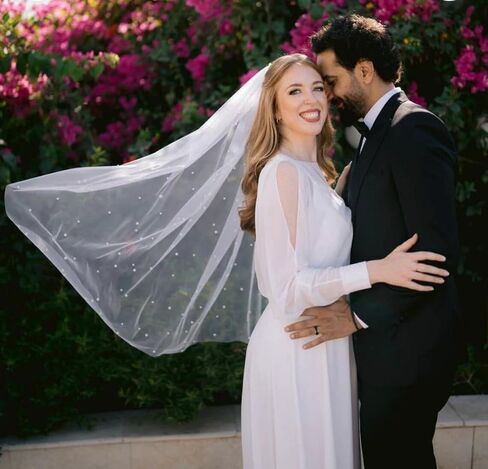 Pearl Bridal Veils for Woman Wedding Veil,1 Tier Ivory Cathedral Length Veils Long Bride Veil (Ivory 300) in Kuwait
