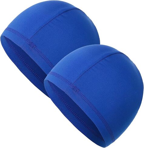 2 Pieces Summer Cooling Skull Cap Helmet Liner Beanie Cycling Running Sweat Wicking Hat for Men Women Lightweight in Saudi Arabia