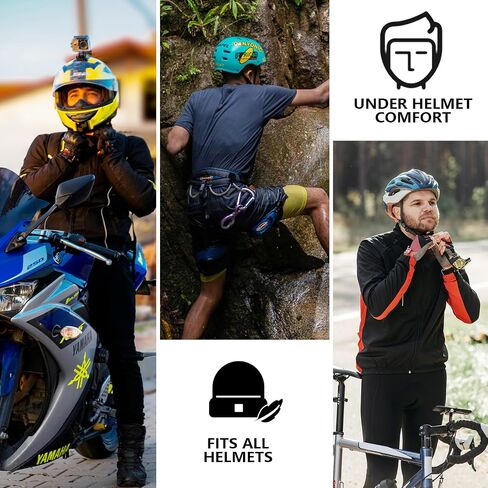 2 Pieces Summer Cooling Skull Cap Helmet Liner Beanie Cycling Running Sweat Wicking Hat for Men Women Lightweight in Saudi Arabia