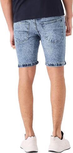 Jean Shorts Men - Stretch Relaxed Fit Mens Denim Shorts - Casual Five Pockets Mens Jean Shorts for Summer Outdoor in Saudi Arabia