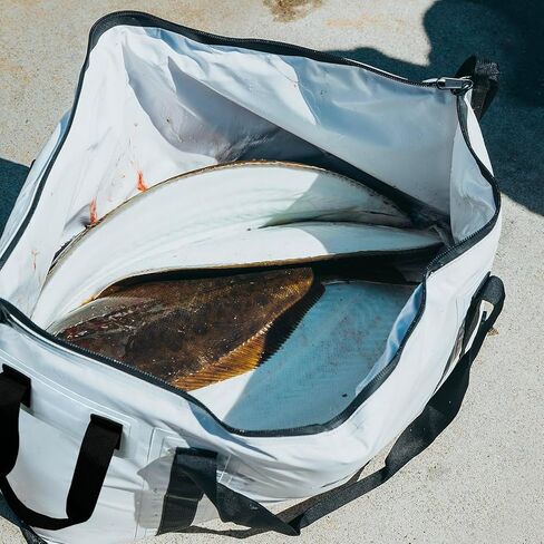 Buffalo Gear Insulated Fish Cooler - 27.5QT 58QT Waterproof Flat Bottom Bag, Leakproof and Fishing Kill Bag in Kuwait