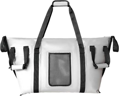 Buffalo Gear Insulated Fish Cooler - 27.5QT 58QT Waterproof Flat Bottom Bag, Leakproof and Fishing Kill Bag in Kuwait