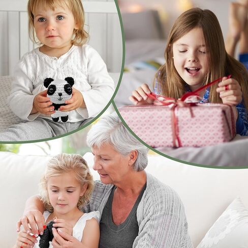 طقم كروشيه للمبتدئين، 3 قطع من مجموعات الكروشيه للمبتدئين، طقم كروشيه للمبتدئين للمبتدئين البالغين والأطفال مع تعليمات خطوة بخطوة ودروس فيديو in Kuwait