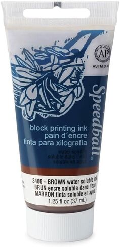 Speedball Water-Soluble Block Printing Ink, 5-Ounce Tube, Fluorescent Lime Green in Saudi Arabia