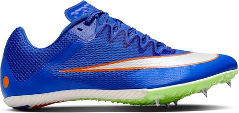 Nike Rival Sprint Track & Field Sprinting Spikes (DC8753-401, Racer Blue/Lime Blast/Safety Orange/White) Size 9.5 in Saudi Arabia