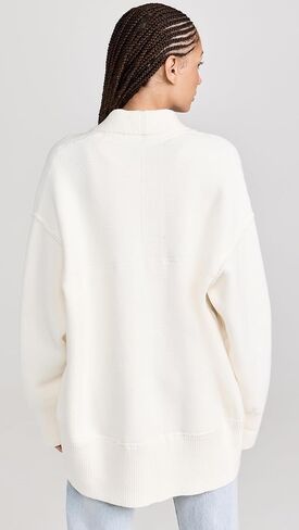 Free People Chamomile Cardi مغسول باللون الأسود MD (للسيدات 8-10) in Kuwait