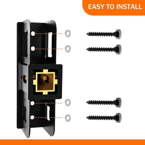 وصلة ربط على الحائط 1.25 بوصة وجهاز استقبال 2 بوصة، أقصى حمل يصل إلى 300 رطل، رف الدراجة وتخزين حامل البضائع، تخزين جهاز استقبال وصلة المقطورة عالي التحمل، منظم تخزين إعادة تدوير وصلة الجر in Kuwait