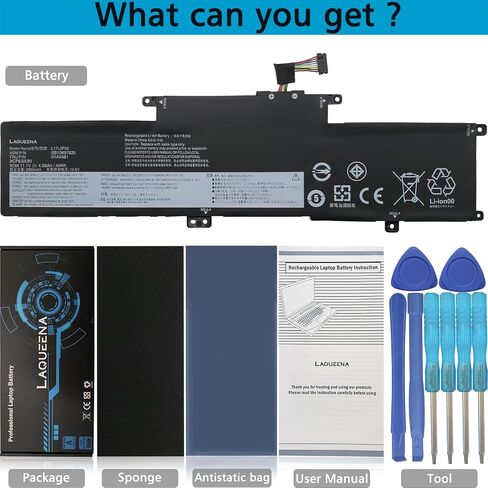 بطارية كمبيوتر محمول LAQUEENA L19M3PD5 متوافقة مع Lenovo Thinkpad E14 Gen 2 20T6 20TA/ E14 Gen 3 20Y7 20YD 20YE/ E15 Gen 2 20T8 20TD Series L19C3PD5 SB10X02597 5B10X02600 SB10X02591 L19D3PD5 L19L3PD 5 in Saudi Arabia
