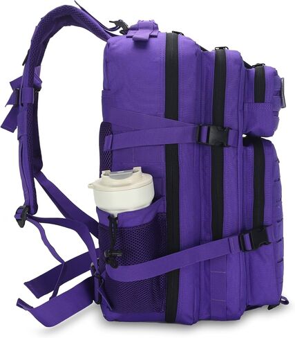 حقيبة الظهر التكتيكية العسكرية 45L / 25L 3 Day Assault Pack Molle Daypack حقيبة ظهر للمشي لمسافات طويلة للرجال والنساء in Kuwait