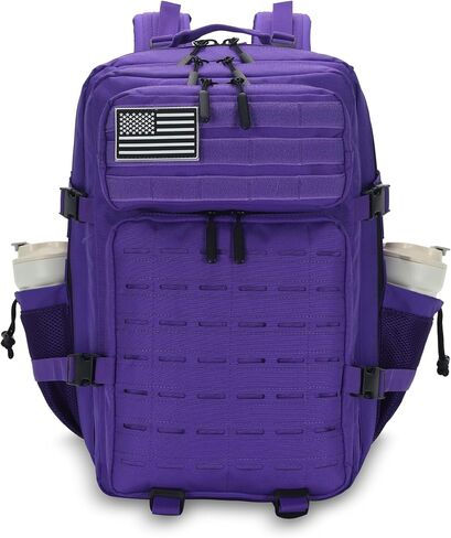حقيبة الظهر التكتيكية العسكرية 45L / 25L 3 Day Assault Pack Molle Daypack حقيبة ظهر للمشي لمسافات طويلة للرجال والنساء in Kuwait