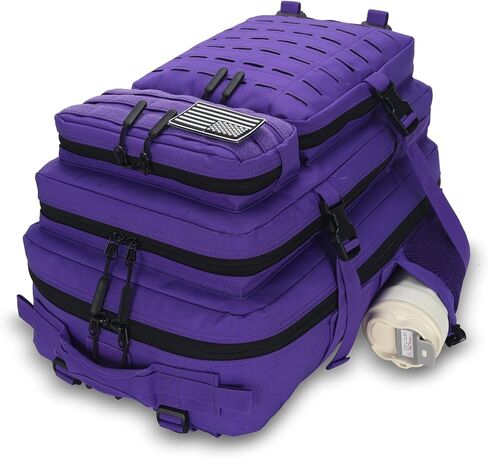 حقيبة الظهر التكتيكية العسكرية 45L / 25L 3 Day Assault Pack Molle Daypack حقيبة ظهر للمشي لمسافات طويلة للرجال والنساء in Kuwait