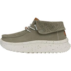 Hey Dude Wendy Peak Fold Boot Suede Cocoa Size 9 | Women's Boots | Women's Pull on Boots | Comfortable & Light-Weight
