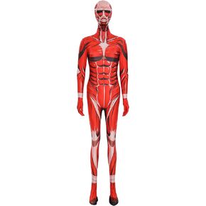 Attack on Titan Bodysuits Colossal Titan Halloween Cosplay Costume Bodysuits