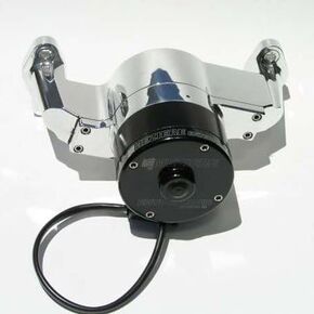 Meziere WP101U Polished Billet Electric Water Pump for Small Block Chevy