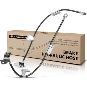 A-Premium Front Brake Hydraulic Hoses Compatible with Select Chevy, GMC and Cadillac Models - Silverado/Sierra 1500 1500 Classic, Suburban/Avalanche 1500, Tahoe, Yukon, Escalade(Pack of 2)