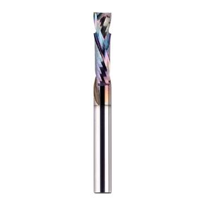 SpeTool 1/4 Inch Shank Downcut Spiral Router Bit 1/4 Inch Cutting Diameter 1 inch Cutting Length with Extra Long Life Coating CNC Router Bits End Mill for Woodwork Mortise Slot
