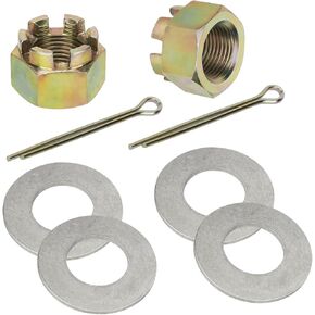 JAVIK 2 Pcs 7543005 Rear Axle Nuts Washer Kit for Polaris Sportsman 335/450/500/600/700/800 1996-2010 Sportsman 400 1993-2005 Ranger 425/500/700/TM 1998-2008 Magnum Scrambler Trail Blazer Trail Boss