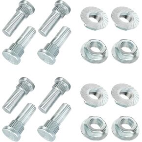 JAVIK Rear Wheel Studs for Polaris Sportsman Ranger Outlaw Magnum Trail Blazer Trail Boss Predator Scrambler Xpedition Xplorer Xpress ATP Hawkeye 8PCS