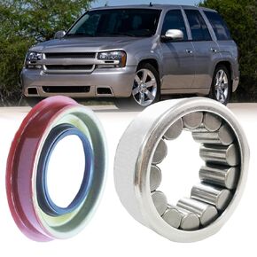 Pair Rear Left and Right Axle Wheel Bearing and Seal Kit Compatible with Chevy Blazer Silverado Suburban 1500 GM Hummer Isuzu Saab Pickup Truck