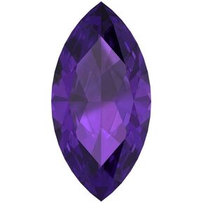 0.5 to 2.5 ct Marquise Cut Natural Purple Amethyst February Birthstone