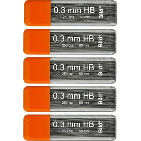 Bild Premium 1200 leads of 0.7 mm Mechanical Pencil Lead Refills (HB Mega, 0.7 mm)